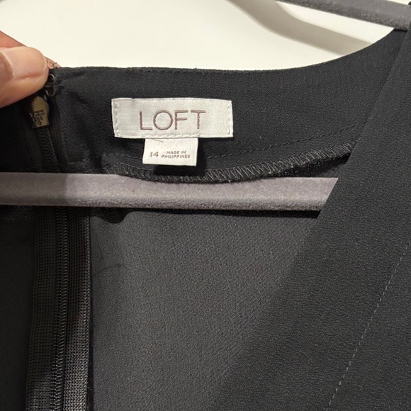 LOFT Classic Black Jumpsuit - Picture 2 of 3